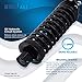 Detroit Axle - Struts Shocks for 2002-2012 Jeep Liberty 2007-2011 Dodge Nitro Complete 2 Front Ready Struts w/Coil Springs Assembly 2 Rear Shock Absorbers 2008 2009 2010 Replacement Suspension Kit