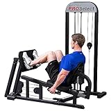 Body Solid (GLP-STK/3) Leg and Calf Press Machine with Oversize Footplate, All-in-One Lower Body Workout Machines for Home Gym, 310 lb Weight Stack