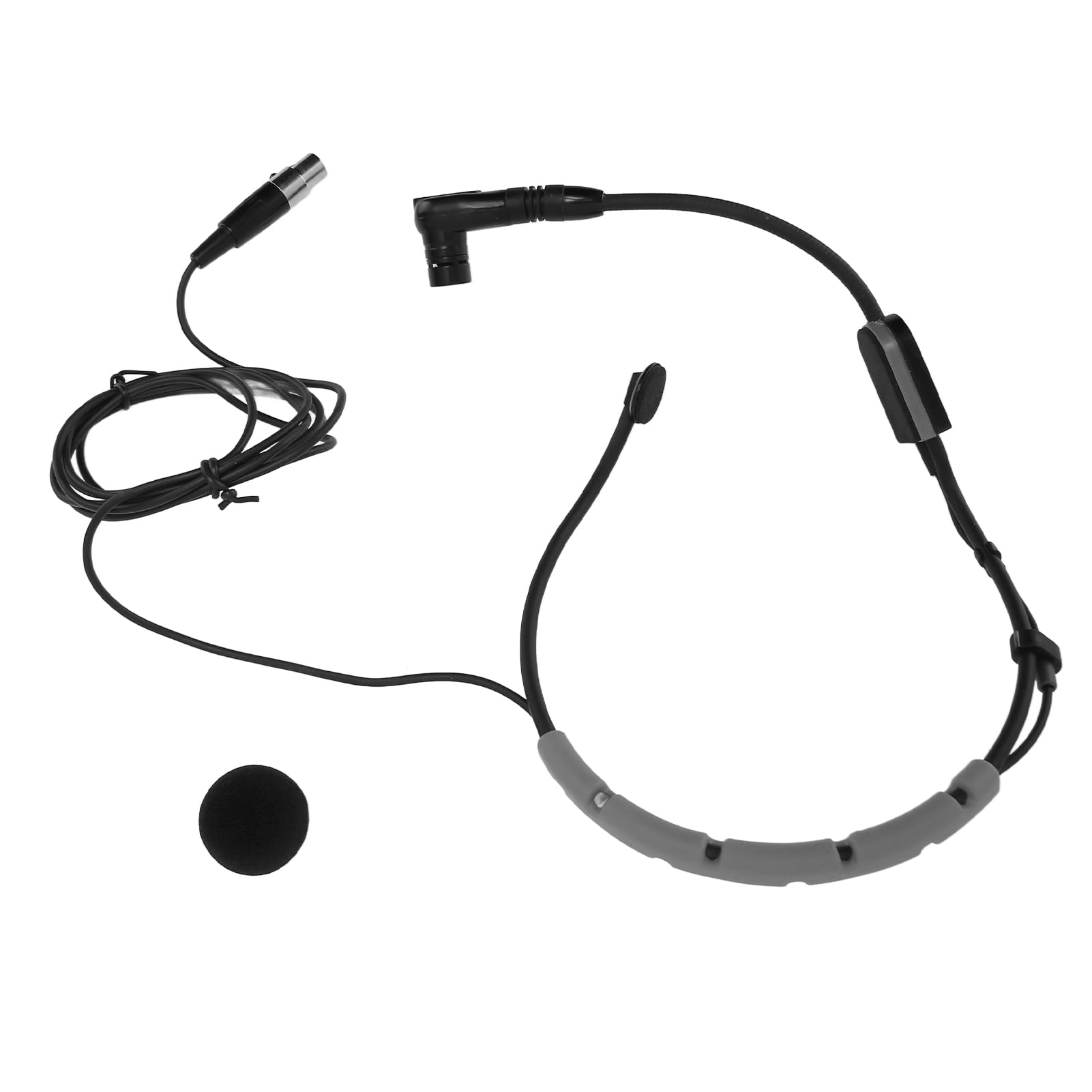 Micrófono de Diadema para Sistema Inalámbrico Shure PGA31 SM31 SM35, Micrófono Condensador de Auriculares, con Conector TQG, Resistente a la Intemperie (Gray)
