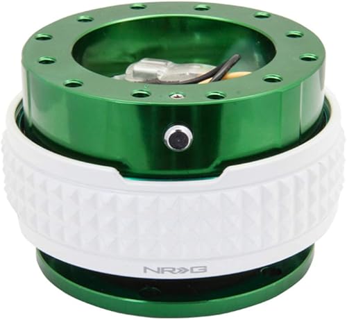 NRG Innovations SRK-210GNGL Kit de liberación rápida (cuerpo verde anillo pirámide que brilla en la oscuridad)