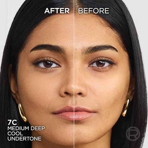 L'Oréal Paris Flüssige Foundation, 7.R/C Cool Medium Deep, 30 ml – Ansicht 2