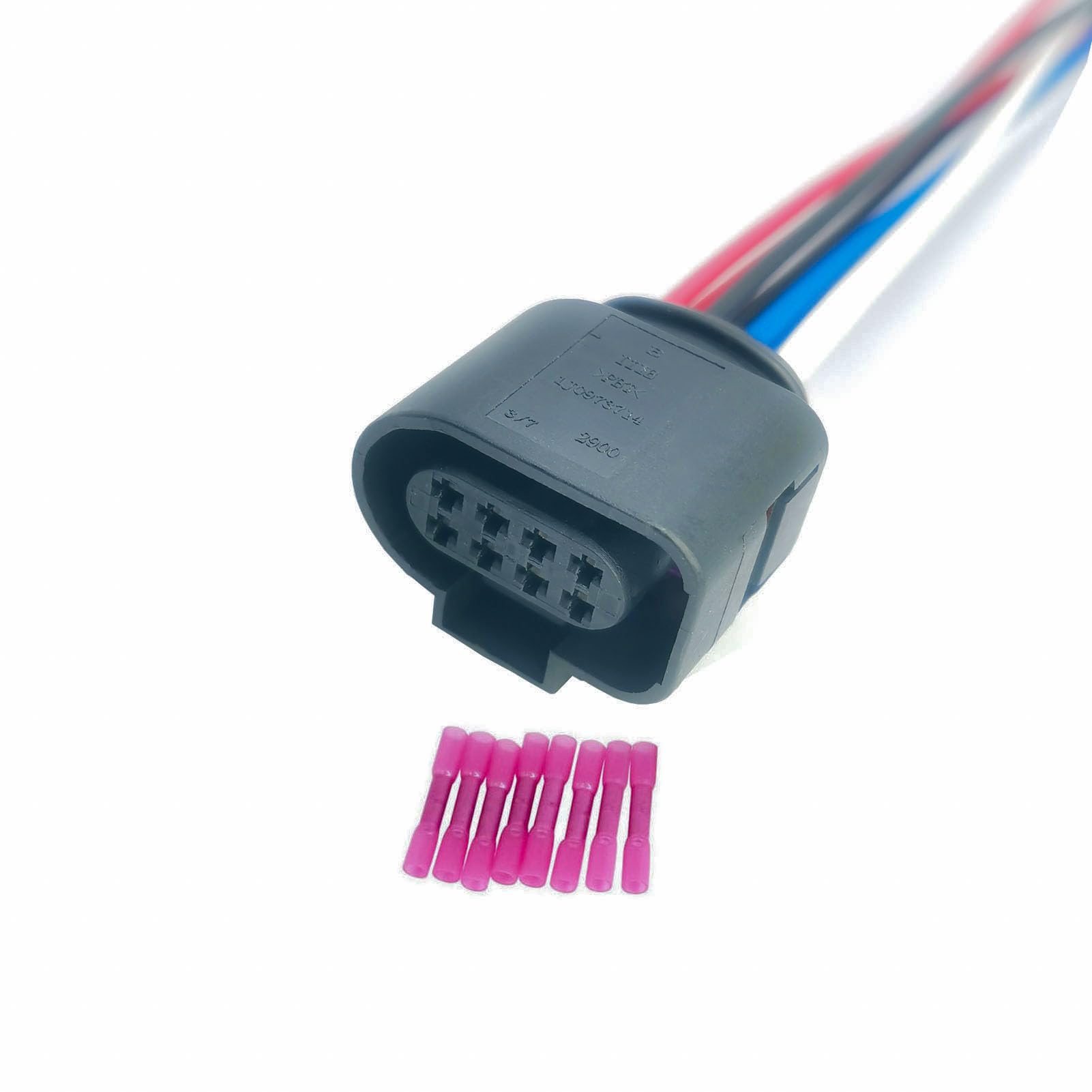 Spina VW 1J0973714 Kit Riparazione 8 Poli Set Cavi Presa AUDI - Foto 8