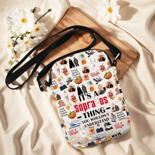 Lywjyb Birdgot TV Show Crossbody Bag Gangster Mafia Gift TV Series Merch Italian Mobster TV Show Gift3