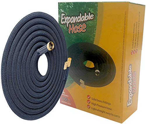 Expandable Garden Hose 100 Ft Long | Heavy Duty Water Hose | Expanding