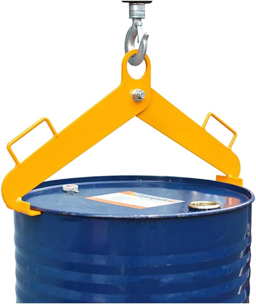 Lifting Clamps Vertical Drum Clamp Barrel Lift Drum Lifter,Drum Lift for 1000 Lb 3055 Gallon
