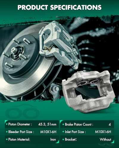 Image of SCITOO Front Right Disc Brake Caliper Without Bracket 192768 | Fit For Lexus,For Toyota Models - For Land Cruiser 2003-2007,For LX470 2003-2007 1PC