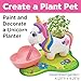 Creativity for Kids Unicorn Self-Watering Plant Pet, Unicorn Crafts for Girls and Boys, Kids DIY Craft Kit (Ages 6+)