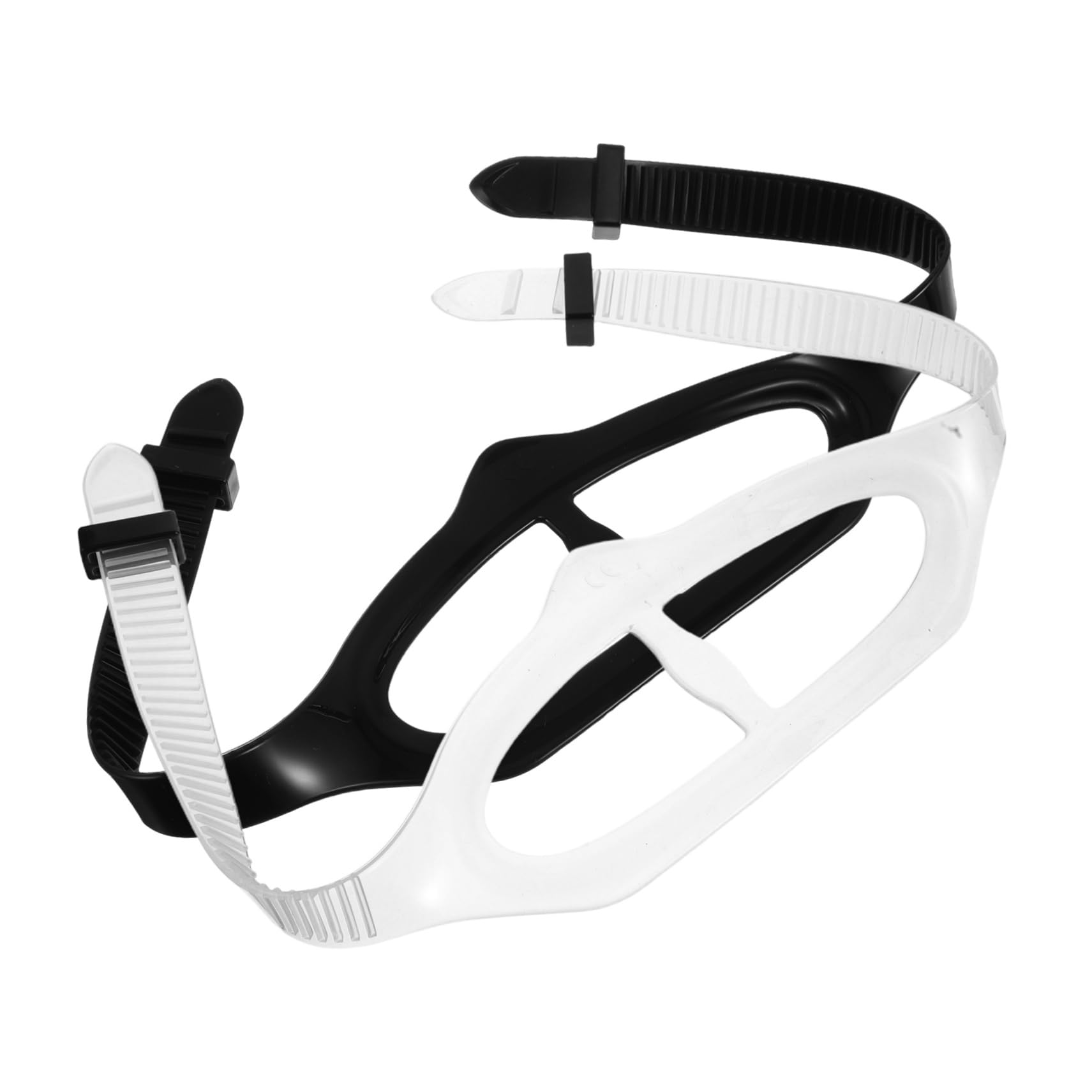 VICASKY 2pcs Scuba Mask Head Strap: Silicone Replacement Strap Diving Mask Swim Goggles Band Universal for All Head Sizes