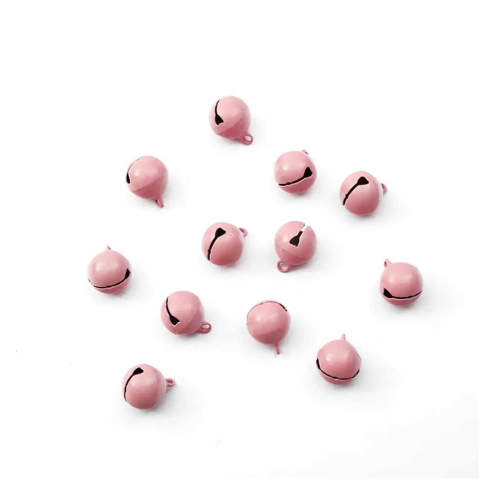 Christmas Bells 40pcs 14mm Iron Metal Beads Jingle Bells Christmas Decoration Pendants for Christmas Decor