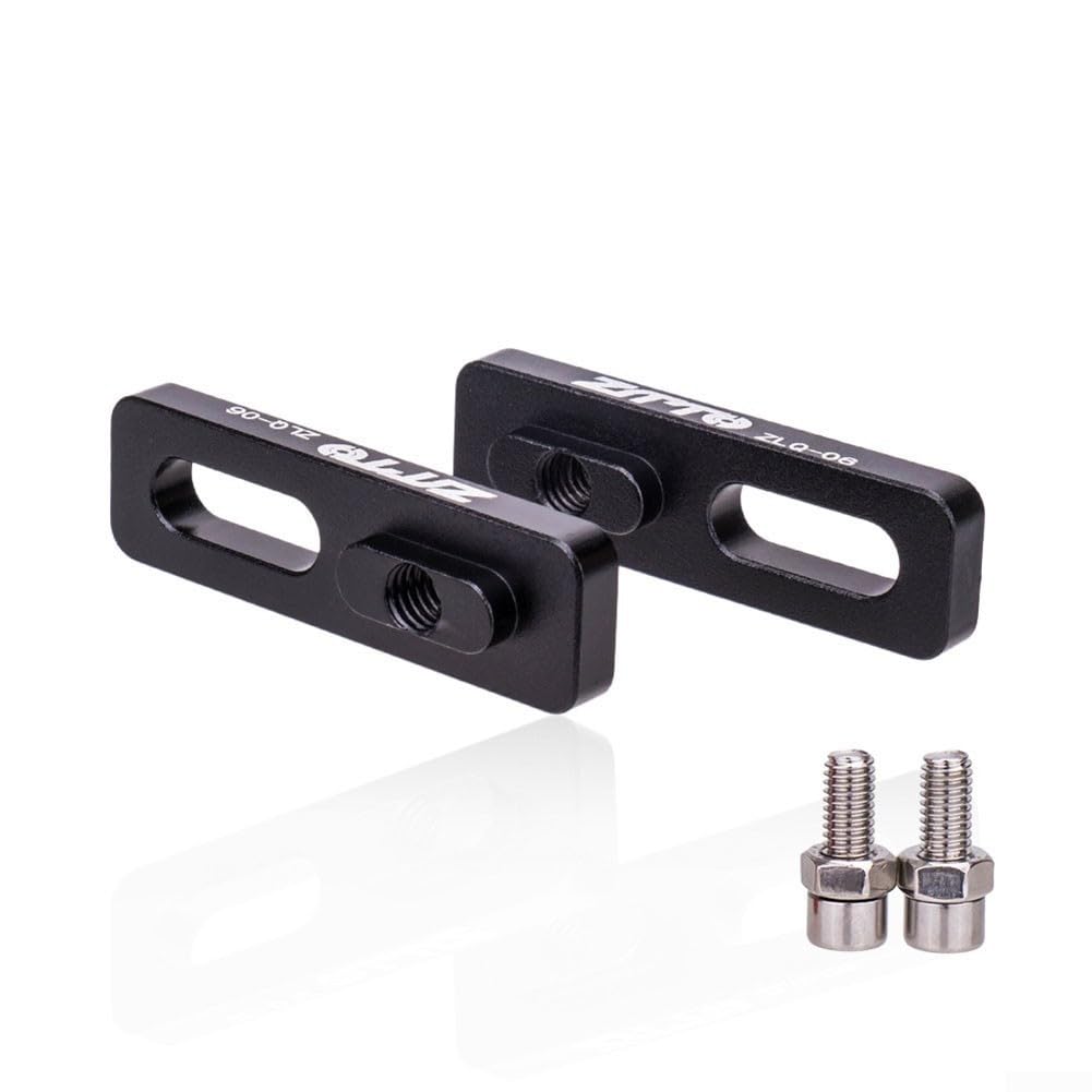 Aluminum Alloy Bike V Brake Extension Adapter Set Converts 406 to 451 for Most Retrofitted Wheel Sets (Black)