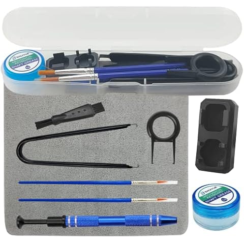 Keyboard Lube Kit,12Pcs Mechanical Keyboard Shaft Lube Kit,Switch Opener Kit,with 5g Grease and Other Tools, for Kailh/Cherry Mechanical Keyboard Cover