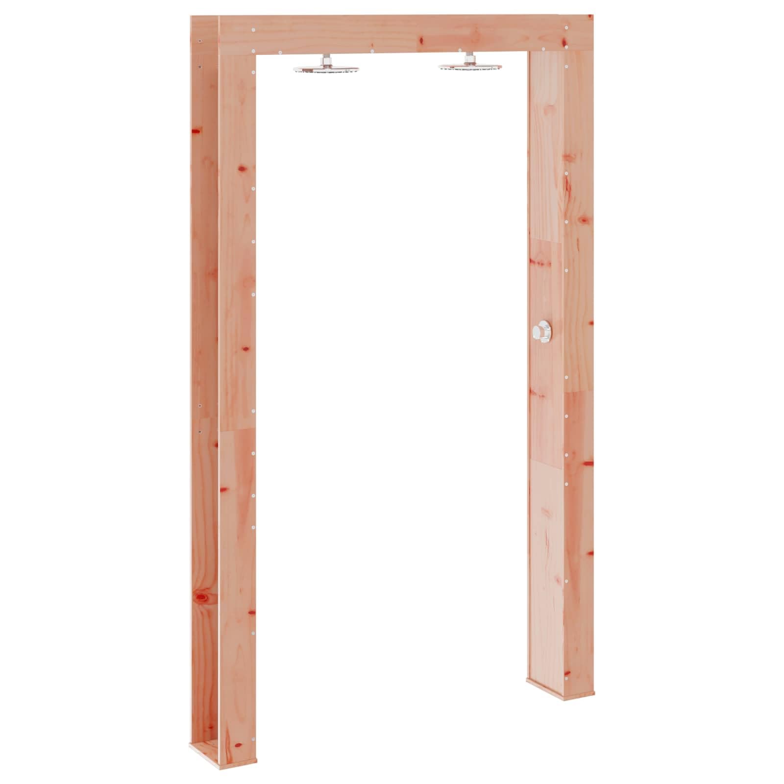 Festnight Gartendusche Holz 137x23x226 cm Aussendusche Outdoor Dusche Garten Außendusche Pool Outdoordusche Pooldusche