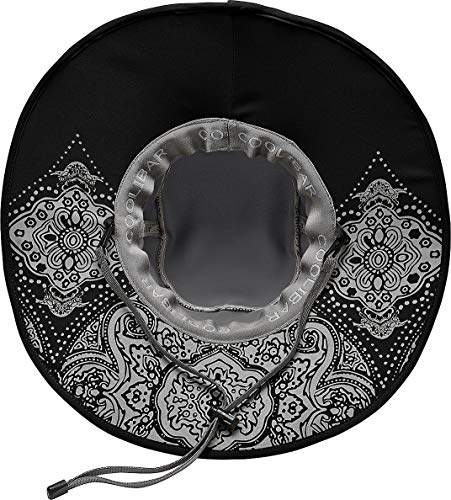 Coolibar UPF 50+ Women's Shapeable Sun Catcher Hat - Sun Protective,One Size,Carbon/Black