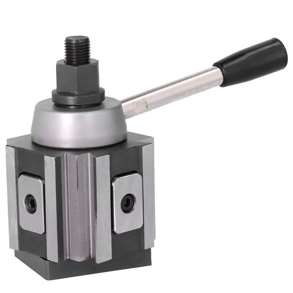 Tornio CNC Portautensili Portautensili a Cambio Rapido Supporto per Tornio a Colonna a Pistone AXA Portautensili per Tornio CNC 6-12 Pollici 250-100 con Struttura di Bloccaggio a Pistone ed