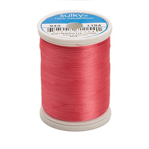 Hilo Rayon 2-Ply 40wt Coral 850 yd Sulky miniatura 1