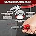 10PCS Glass Cutting Tools Kit,Glass Cutter 2-20mm with Glass Running Pliers Breaking Pliers Wheeled Tile Nippers Curved Jaws Mosaic Tools Smooth Cutting for Stained Glass Mosaics Mirror Tiles DIY Cut