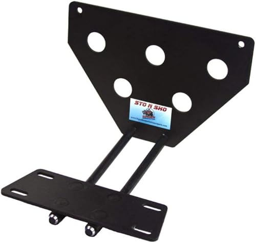 Chevrolet Camaro (1995  2015) Stop-N-Sho extraíble despegar marco de la placa de la licencia frontal, Negro