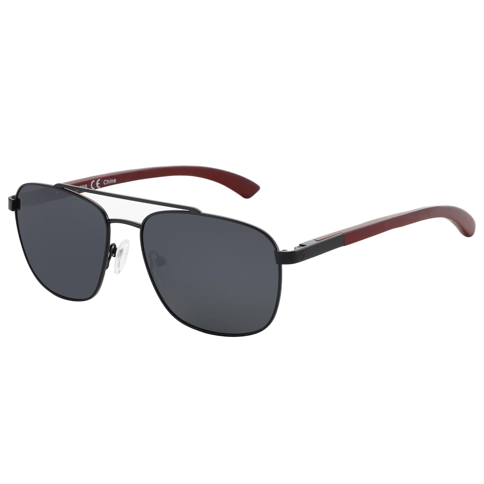 ZENOTTIC Aviator Polarized Sunglasses Men: Wood UV400 Protection Driving