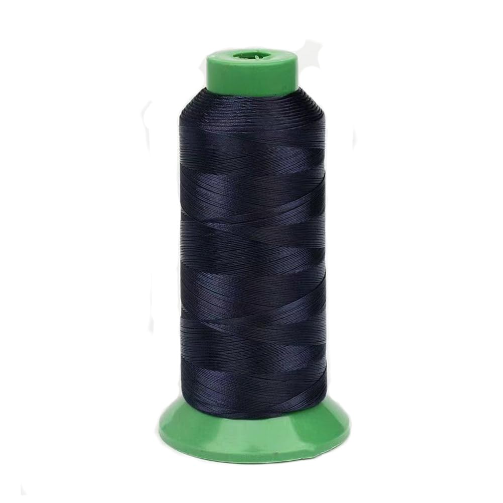 Heavy Duty Bonded Nylon Threads 1000 Yards T135#138 Size 420D/3 for Leather Denim Hand Machine Craft Shoe Bag Repairing (Navy Blue) — image 1