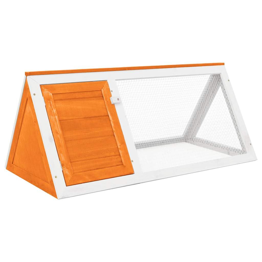 Establo para animales pequeños de madera con rejilla de alambre, resistente a la intemperie, 98 x 50 x 41 cm, conejera, conejera, casa para roedores para interior y exterior, ideal como