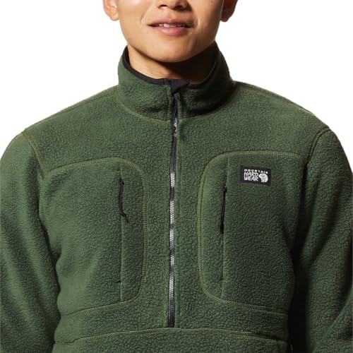 Image of Mountain Hardwear Men's HiCamp Fleece Pullover for Hiking, Travel, Backpacking, and Everyday Wear