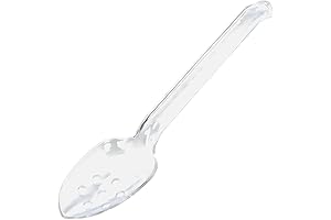 Maryland Sovereign Slotted Clear Plastic Spoon: An Extravagant Dining Essential