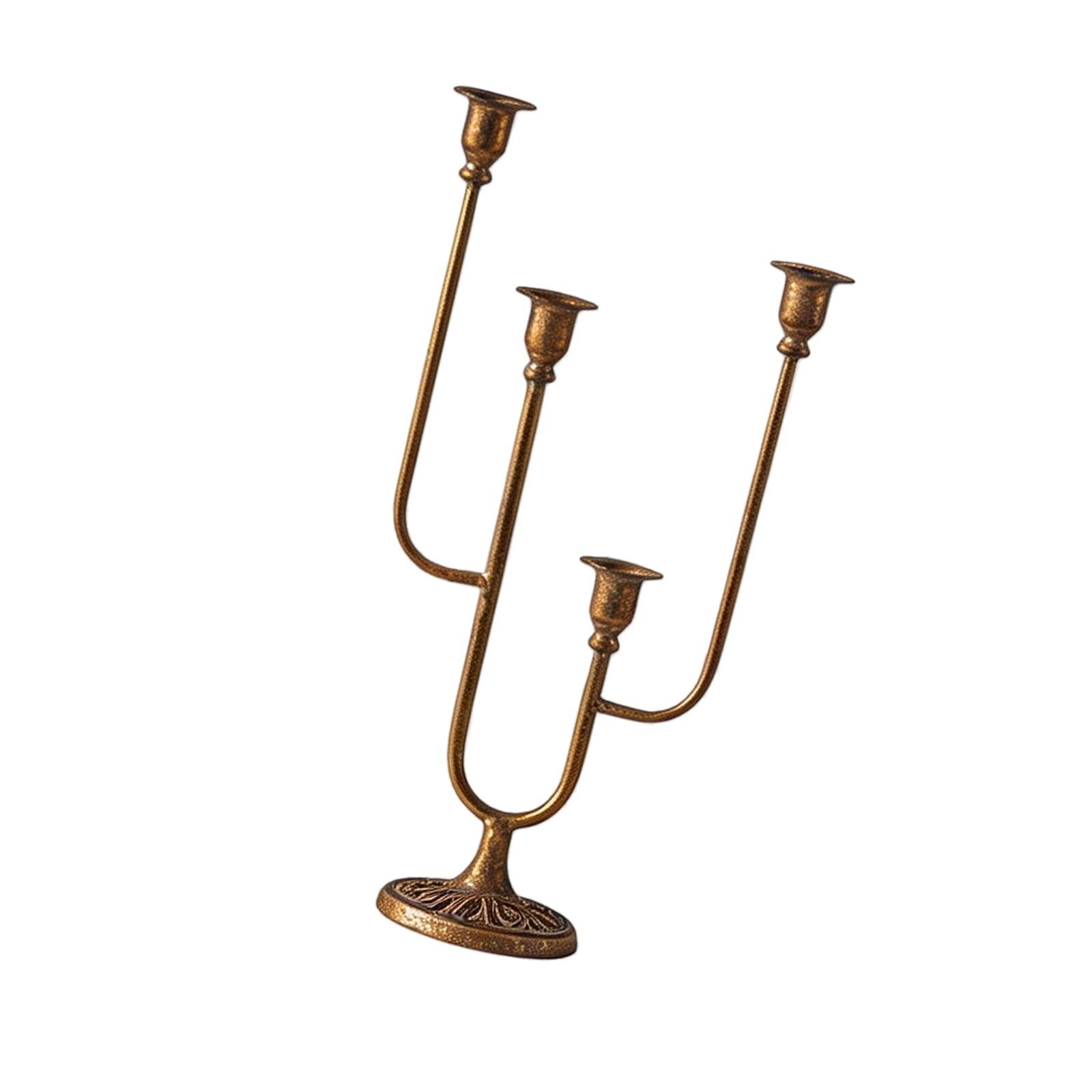 Kalttoy Candlestick Holders, Iron Black Candlestick Holders Decorative Stands for Dining Table Wedding, Home Decorations Iron Taper