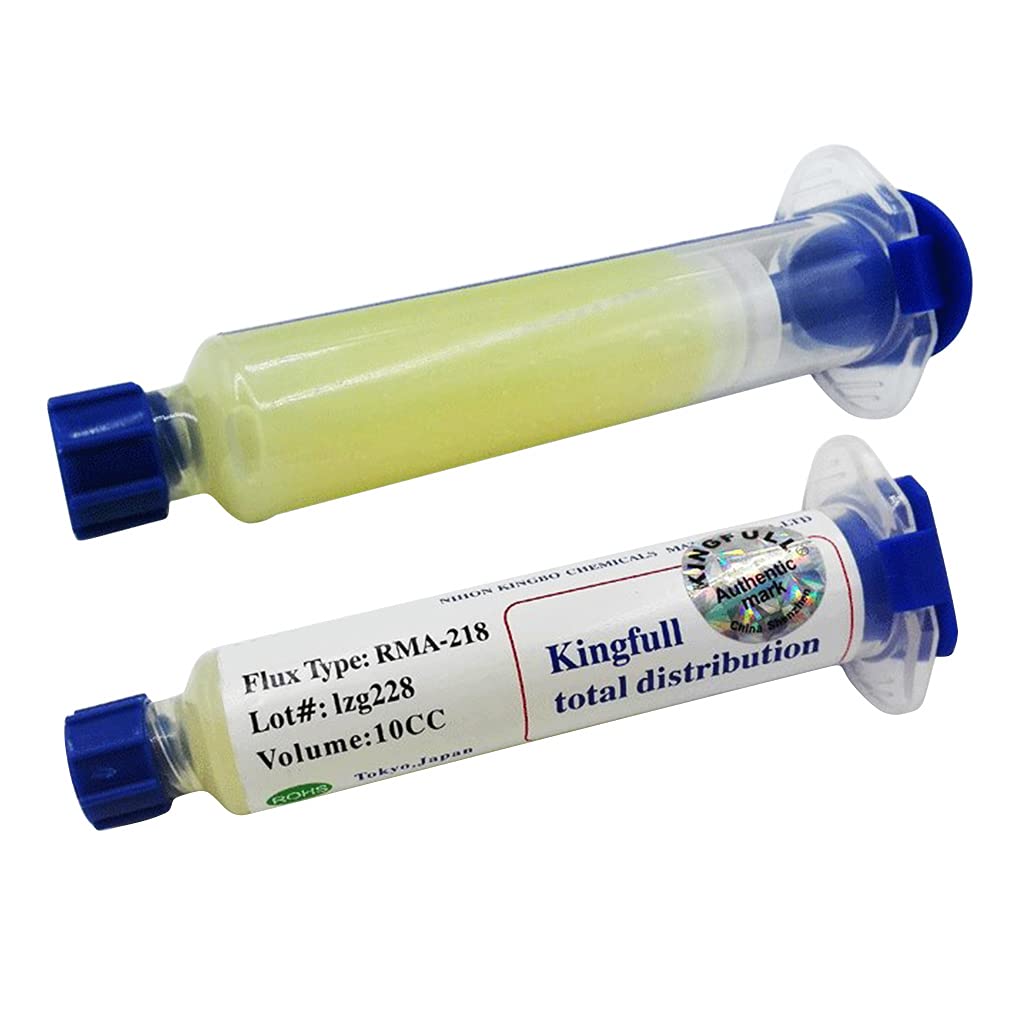 Buy LjiuUg Smooth Flow Tack Flux NoClean in a 218 10ml Syringe W/Plunger and Tip Easy to Use