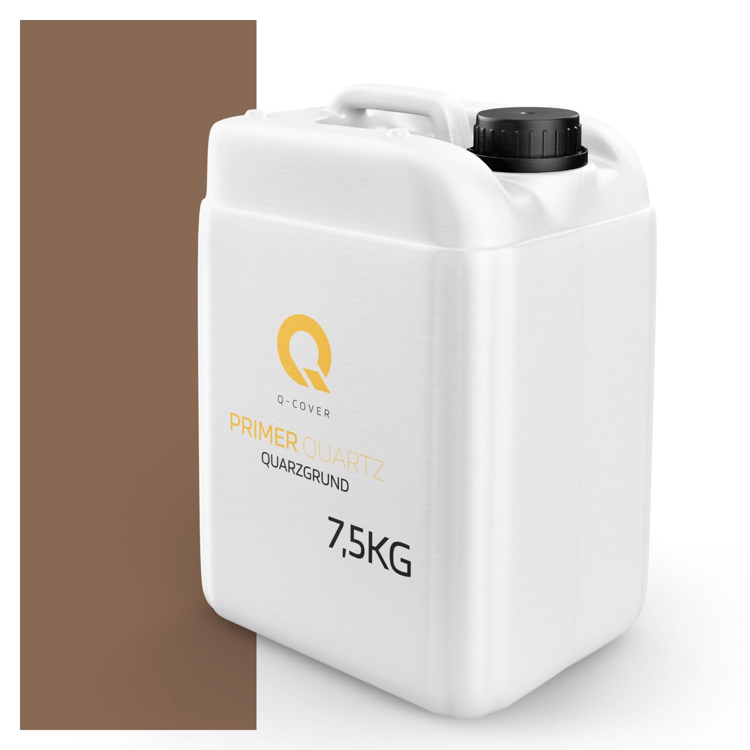 Quarzgrund für Dekorativer Putz mit Mica Dunkelgrau D915 7,5KG | Acrylatdispersion Grundiermittel Innen & Außen für Wände und Decken Grundierung Schutz Mosaikputz ca. 0,3-0,4 KG/m2