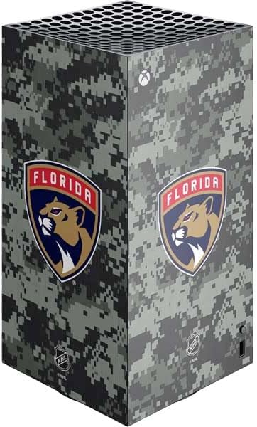 Skinit Decal Gaming Skin Compatible with Xbox Series X Digital Edition Console - Officially Licensed NHL Florida Panthers Camo Design