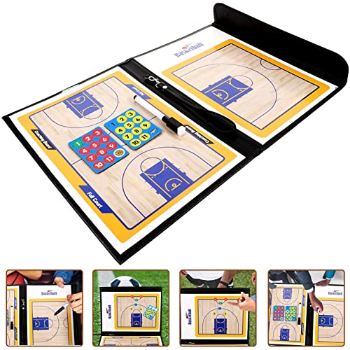 BESPORTBLE 1 Conjunto Tabuleiro Tático Quadro Branco De Basquete Prancheta Magnética De Basquete Pra