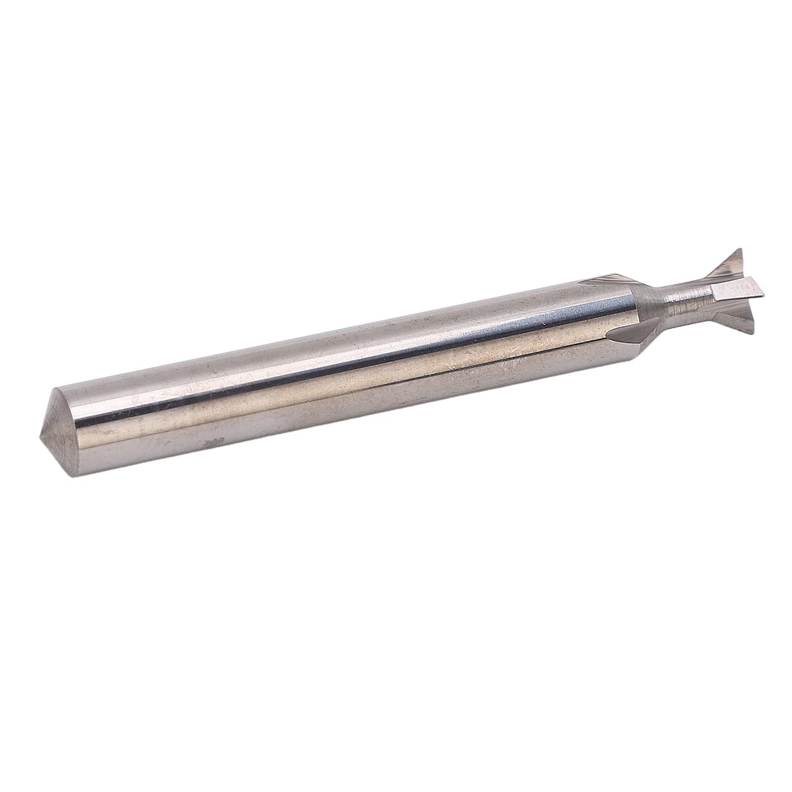 Schwalbenschwanz-Fräser, Lange Lebensdauer, 4 Flöten-Schwalbenschwanz-Fräser, Universalschaft, 6 Mm Durchmesser, Hartmetall-Verschleißfestigkeit, 5,1 Cm Außendurchmesser (60°)