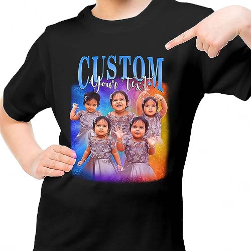 Image of Customized Gifts for Boys Kids Tshirts (cus-photo5print-boy)
