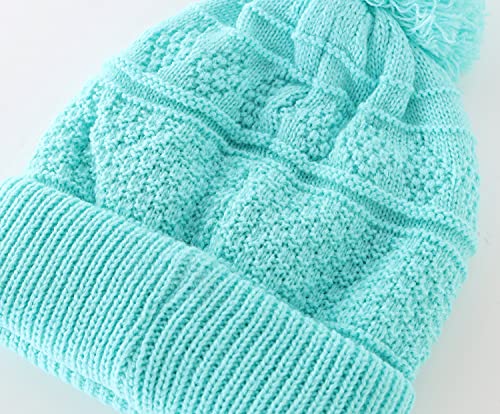 Home Prefer Kids Toddler Girls Boys Warm Winter Hat Ski Beanie Knit Skull Caps Turquoise #TOP5