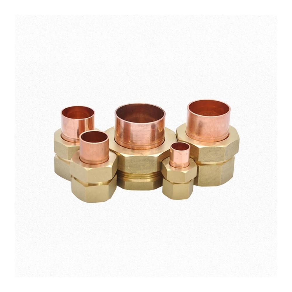 1/4" 3/8" 1/2" 3/4" 1" -4" Female Brass To Copper Solder Cup Connector End Feed Plumbing Fitting Coupler For Air Conditioner(1l2 BSP To 16mm ID)