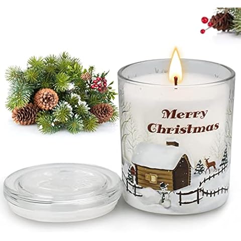 Yinuo Candle Christmas Scented Candles Gift Set Aromatic Candle, Aromatherapy Candles , Suitable for Christmas, Home Party, Festival,Celebration, Best Gifts for Women Xmas Gift Set Cover
