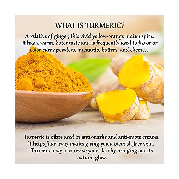 Turmeric-Face-Mask-for-Sensitive-Skin-Deep-Pore-Cleansing-Mask-Skin-Moisturizing-Face-Mask-Organic-Face-Mask-Skin-Care-with-Manuka-Honey-Kaolin-Clay-and-Bentonite-Clay-Mask-3oz Turmeric Face Mask Acne Scars and Dark Spot Remover - Deep Pore Minimizer and Anti Aging Face Mask - Skin Moisturizing Face Mask - Face Moisturizer for Glowing Skin and Pimple Spot Treatment (3oz)