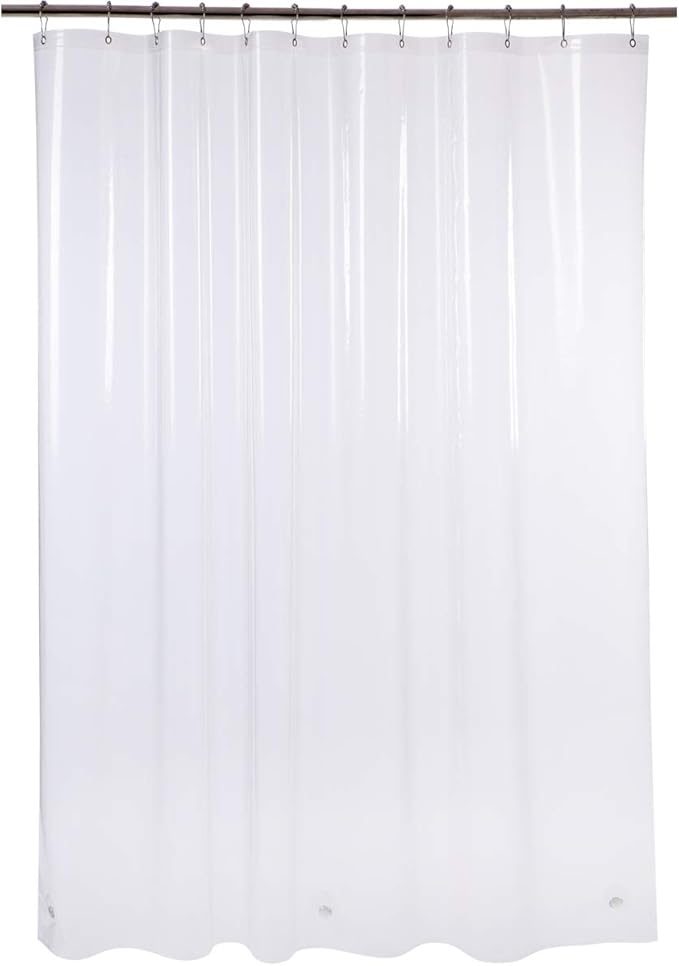 Amazon.com: AmazerBath Plastic Shower Curtain, 72 x 72 Inches EVA 8G ...