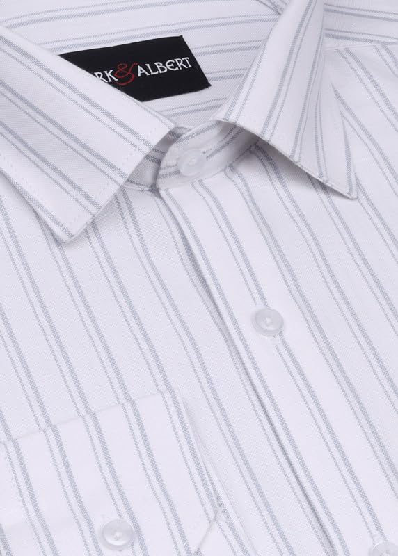 Image of Men's Striped Cotton Formal Shirt