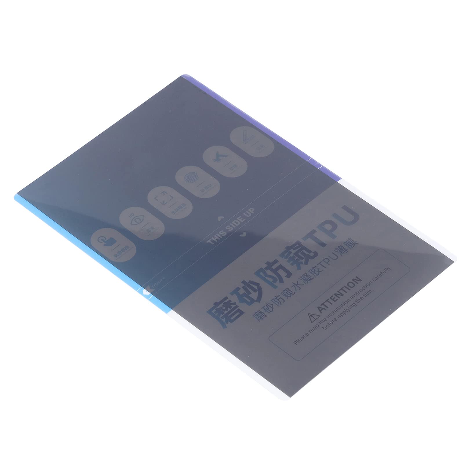 Oumefar 50 Protectores de Pantalla para Teléfono Móvil, Película de Hidrogel Esmerilado de TPU Flexible, Antipeeping para Teléfonos Móviles y Dispositivos