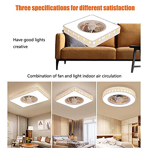 Ventilateur de plafond invisible moderne avec éclairage led variable - 4