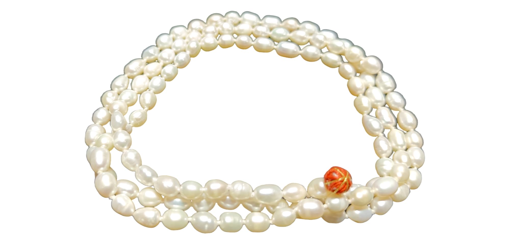 NEELKANTH Natural White Freshwater Pearl | Moti Mala | 108+1 Beads | for Men and Women | (B0CWXXTWPZ) Amazon Price History, Amazon Price Tracker