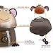 Crane Adorables Ultrasonic Humidifiers for Bedroom and Baby Nursery, 1 Gallon Cool Mist Air Humidifier for Large Room or Kid's Room, Humidifier Filters Optional, Monkey