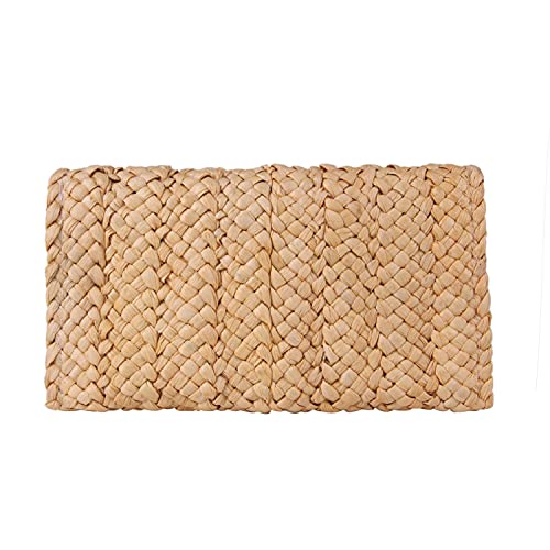 Image of Fecialy Straw Clutch Purses Straw Purses for Women Envelope Woven Clutch Handbags Summer Beach Bags