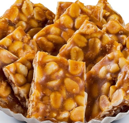 Peanut Brittle │1 Kilo Sharing Bag│ Original Peanut Brittle - Roasted Peanuts In Caramel Retro Sweets 1 Kilo Sharing Bag by Candy Hive - Timeless Treats, Authentic Flavour