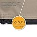 ULTCOVER Patio Fire Pit Table Cover Square 44 inch Outdoor Waterproof Fire Bowl Cover