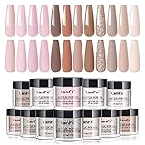 LanFo Acrylic Powder Set 12 Colors Nail Acrylic Powder Glitter Acrylic Nail Powder Professional...