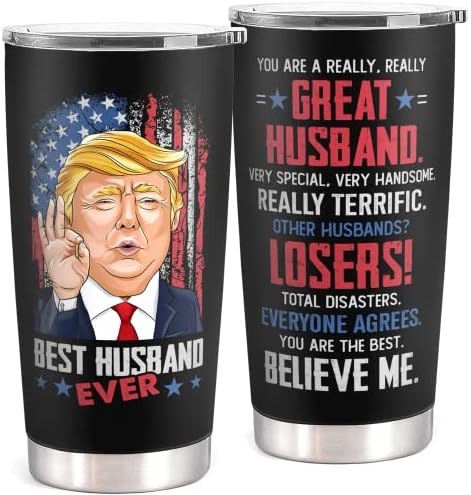 Gifts for Husband – Husband Gifts from Wife – Wedding Anniversary, Husband Birthday Gift, Valentine Day Gifts for Husband – Valentine Gifts for Him, Husband – I Love You Gifts for Him – 20 Oz Tumbler