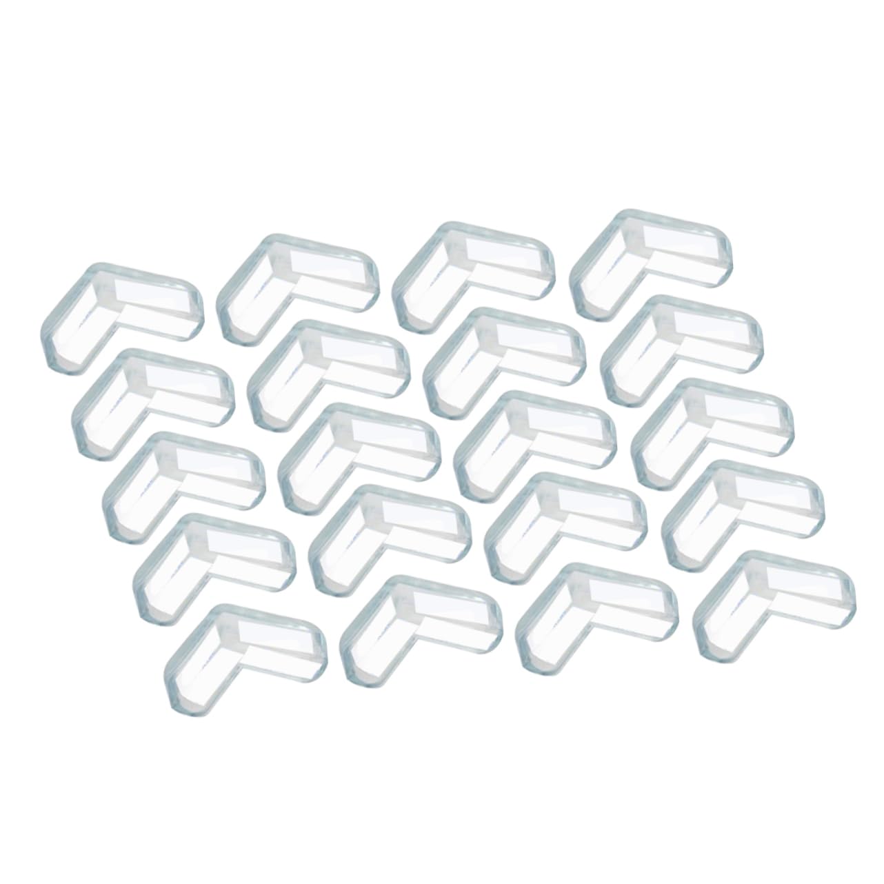 BESPORTBLE 20pcs Silicone Table Corner Covers for Safety Shaped Cushions for Furniture Protection Easy to Install Corner Guards for Home Collision Cushions