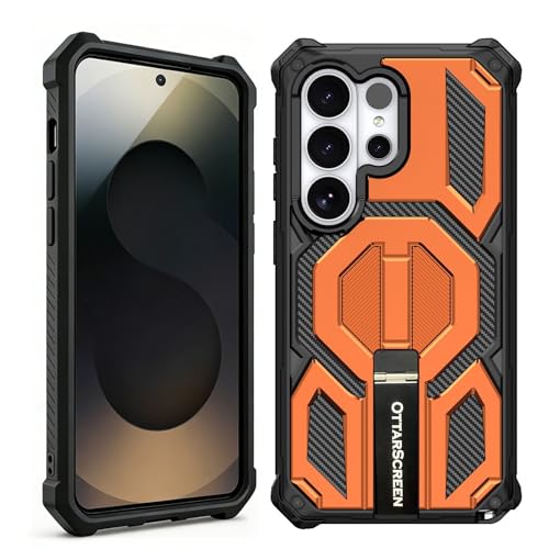Coque Samsung S25 Ultra aimantée durable avec anneau de support